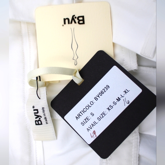 NWT B.yu Made in Italy Women’s Trousers – Size Small | Articolo BY06239 - Picture 6 of 6